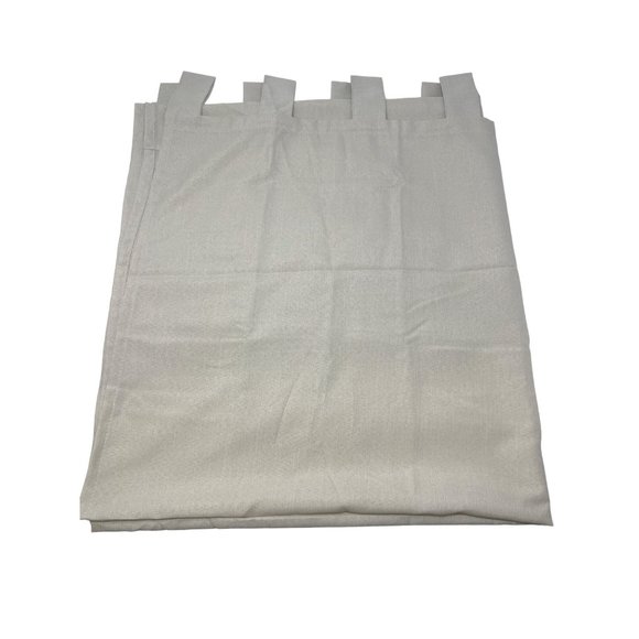 Kohl's Light Filtering Tab Top Window Curtain 51" x 63" Polyester Beige NEW - Picture 1 of 4